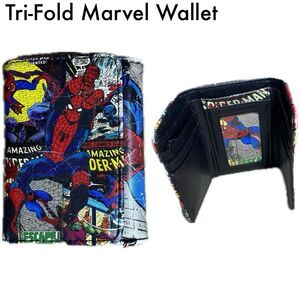 Marvel Comics The Amazing Spider-Man Trifold Wallet Vintage Style Comic Cover